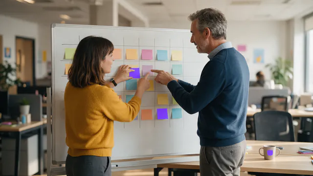 Responsable formation et manager construisent la ligne langues du plan de développement des compétences, métier par métier